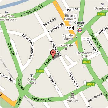 Map of Bacon Street